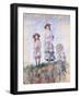 Promenade-Claude Monet-Framed Giclee Print