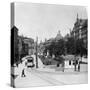 Promenadeplatz in Munich, Germany, C1900s-Wurthle & Sons-Stretched Canvas