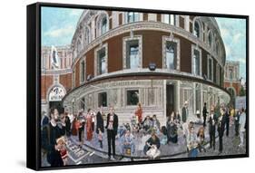 Promenaders at the Last Night, Royal Albert Hall-Huw S. Parsons-Framed Stretched Canvas