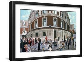 Promenaders at the Last Night, Royal Albert Hall-Huw S. Parsons-Framed Giclee Print