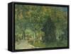 Promenaders, Jardin Du Poete (Arles), 1888-Vincent van Gogh-Framed Stretched Canvas