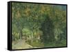 Promenaders, Jardin Du Poete (Arles), 1888-Vincent van Gogh-Framed Stretched Canvas