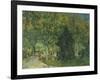 Promenaders, Jardin Du Poete (Arles), 1888-Vincent van Gogh-Framed Giclee Print