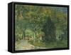 Promenaders, Jardin Du Poete, Arles, 1888-Vincent van Gogh-Framed Stretched Canvas