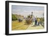 Promenaders Near Buckingham Palace, C.1889-John Sutton-Framed Premium Giclee Print