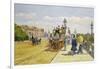 Promenaders Near Buckingham Palace, C.1889-John Sutton-Framed Giclee Print