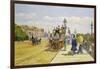 Promenaders Near Buckingham Palace, C.1889-John Sutton-Framed Giclee Print