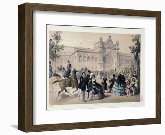 Promenades in Paris-Charles Vernier-Framed Giclee Print