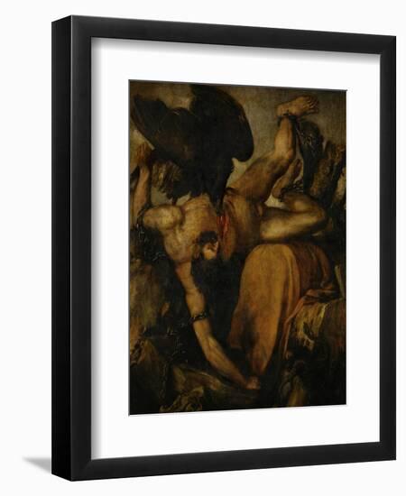 Prometheus, 1547-1548-Titian (Tiziano Vecelli)-Framed Premium Giclee Print