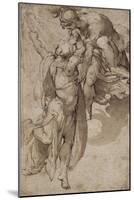 Prometheus, Aided by Minerva, Steals Fire from Heaven-Pellegrino Tibaldi-Mounted Giclee Print