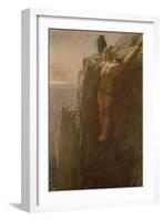 Prometheus Bound, 1889-Briton Riviere-Framed Giclee Print