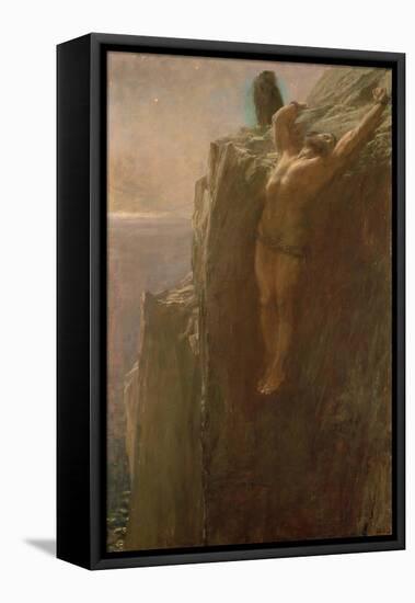 Prometheus Bound, 1889-Briton Riviere-Framed Stretched Canvas