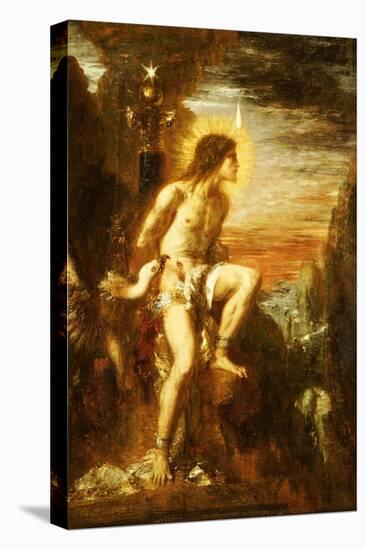 Prometheus Bound-Gustave Moreau-Stretched Canvas