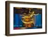 Prometheus Bronze Sculpture, Rockefeller Center, Manhattan, New York, USA-Stefano Politi Markovina-Framed Photographic Print