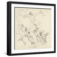 Prometheus Chained-John Flaxman-Framed Giclee Print