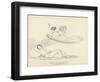 Prometheus Chained-John Flaxman-Framed Giclee Print