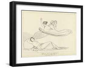 Prometheus Chained-John Flaxman-Framed Giclee Print