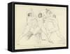 Prometheus Chained-John Flaxman-Framed Stretched Canvas