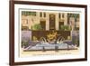 Prometheus Fountain, Rockefeller Center, New York City-null-Framed Premium Giclee Print