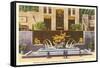 Prometheus Fountain, Rockefeller Center, New York City-null-Framed Stretched Canvas