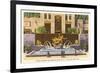 Prometheus Fountain, Rockefeller Center, New York City-null-Framed Art Print