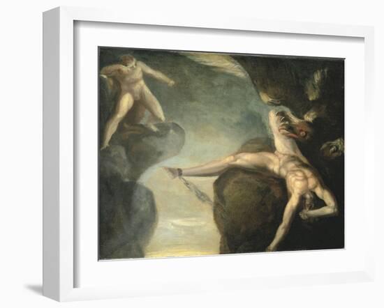 Prometheus Freed by Hercules, 1781-1785-Henry Fuseli-Framed Giclee Print