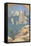 Prometheus (Oil on Canvas)-Pierre Puvis de Chavannes-Framed Stretched Canvas