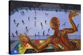 Prometheus , Rockefeller Ice Rink, New York, 2018-Andrew Macara-Stretched Canvas