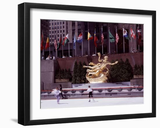 Prometheus Sculpture - Rockefeller Center-Carol Highsmith-Framed Photo