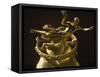 Prometheus Statue, Rockefeller Center, Manhattan, New York City, New York, USA-Amanda Hall-Framed Stretched Canvas