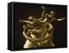 Prometheus Statue, Rockefeller Center, Manhattan, New York City, New York, USA-Amanda Hall-Framed Stretched Canvas