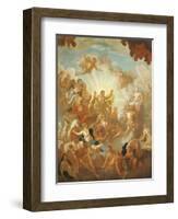 Prometheus Stealing Fire from the Gods-Sir James Thornhill-Framed Giclee Print