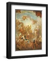 Prometheus Stealing Fire from the Gods-Sir James Thornhill-Framed Giclee Print