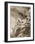 Prometheus Tortured by a Vulture, 1731 (Engraving)-Bernard Picart-Framed Giclee Print