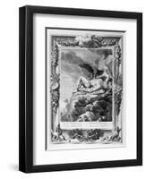 Prometheus Tortured by a Vulture, 1733-Bernard Picart-Framed Giclee Print