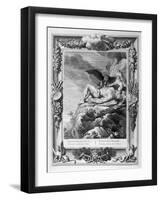 Prometheus Tortured by a Vulture, 1733-Bernard Picart-Framed Giclee Print