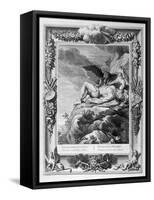 Prometheus Tortured by a Vulture, 1733-Bernard Picart-Framed Stretched Canvas