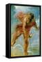 Prometheus with the Firebrand-Peter Paul Rubens-Framed Stretched Canvas