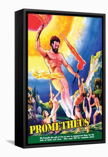 Prometheus-Frank R. Paul-Framed Stretched Canvas