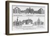 Prominent Buildings of Williamsburg-null-Framed Giclee Print