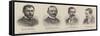 Prominent Members of Reform Committee, Johannesburg, Arrested on a Charge of High Treason-null-Framed Stretched Canvas