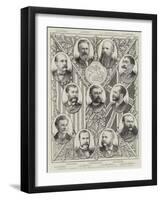 Prominent Members of the British-American Association, United States-null-Framed Giclee Print