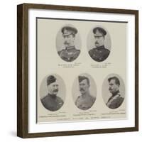 Prominent Officers on Active Service-null-Framed Giclee Print