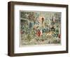 Promis'D Horrors of the French Invasion, Published by Hannah Humphrey, 1796-James Gillray-Framed Giclee Print