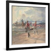 Promoted on the Morrow of Talavera, 1911-Lady Butler-Framed Giclee Print