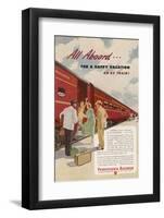 Promoting the Pennsylvania Railroad-null-Framed Photographic Print