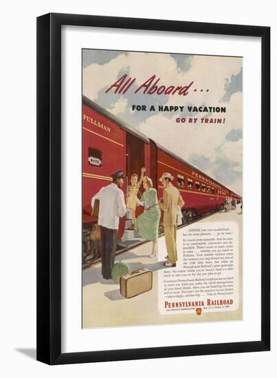 Promoting the Pennsylvania Railroad-null-Framed Premium Photographic Print
