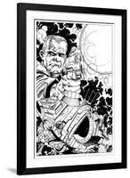 Promotional Drawing of Rojas for the Malibu Series-Walter Simonson-Framed Art Print