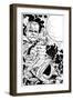 Promotional Drawing of Rojas for the Malibu Series-Walter Simonson-Framed Art Print