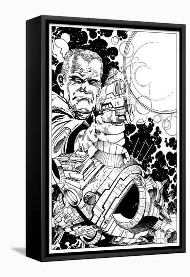 Promotional Drawing of Rojas for the Malibu Series-Walter Simonson-Framed Stretched Canvas